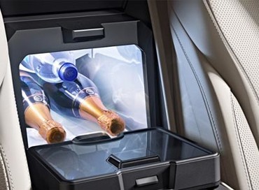 Champagne onboard mercedes