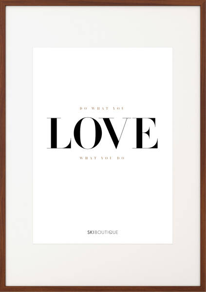 SkiBoutique Love Poster 