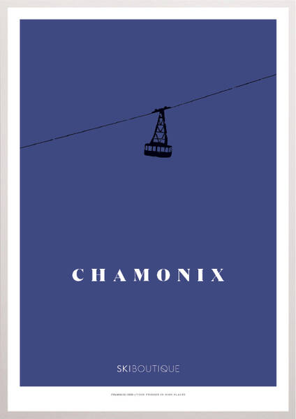 Chamonix Ski Poster - SkiBoutique