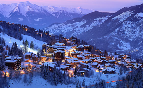 Courchevel is magical at night