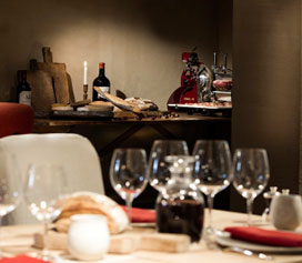 Eat and dine in our catered ski chalets